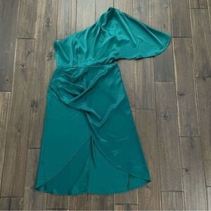 Cupshe Green One Shoulder Dress M